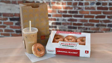 Krispy Kreme and McDonald's free doughnut offer
