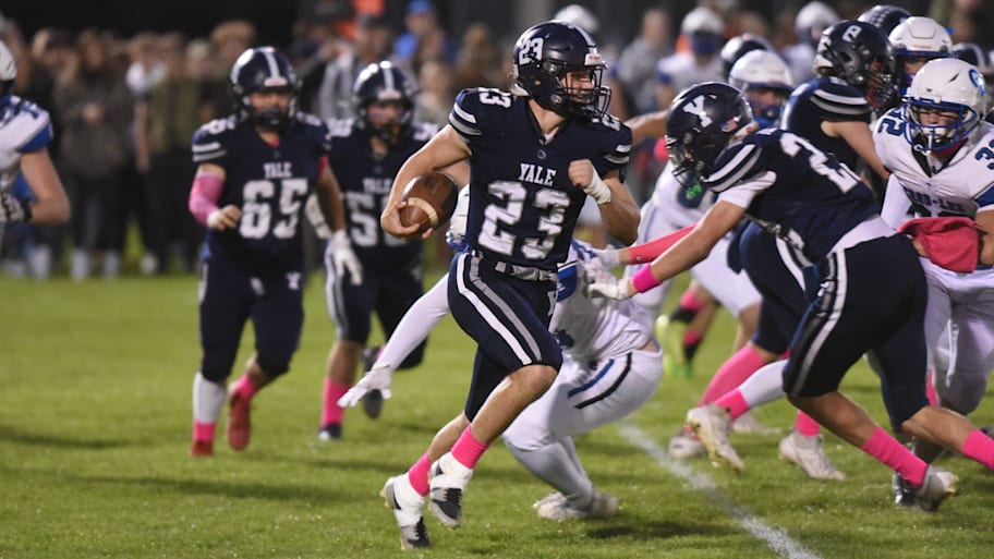 Yale and the Ivy League football teams will be able to participate in the FCS playoffs starting this season. | Brenden Welper/Times Herald / USA TODAY NETWORK via Imagn Images