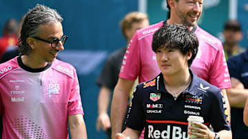 Laurent Mekies, Yuki Tsunoda, Formula 1