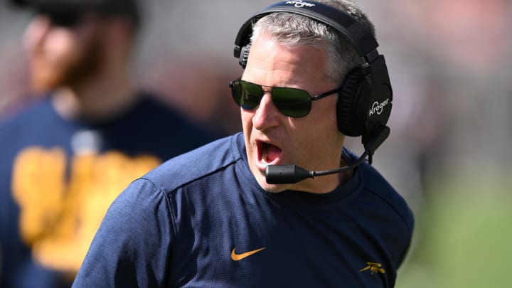 Sep 24, 2022; San Diego, California, USA; Toledo Rockets head coach Jason Candle reacts from the sideline during the second half against the San Diego State Aztecs at Snapdragon Stadium. Mandatory Credit: Orlando Ramirez-USA TODAY Sports