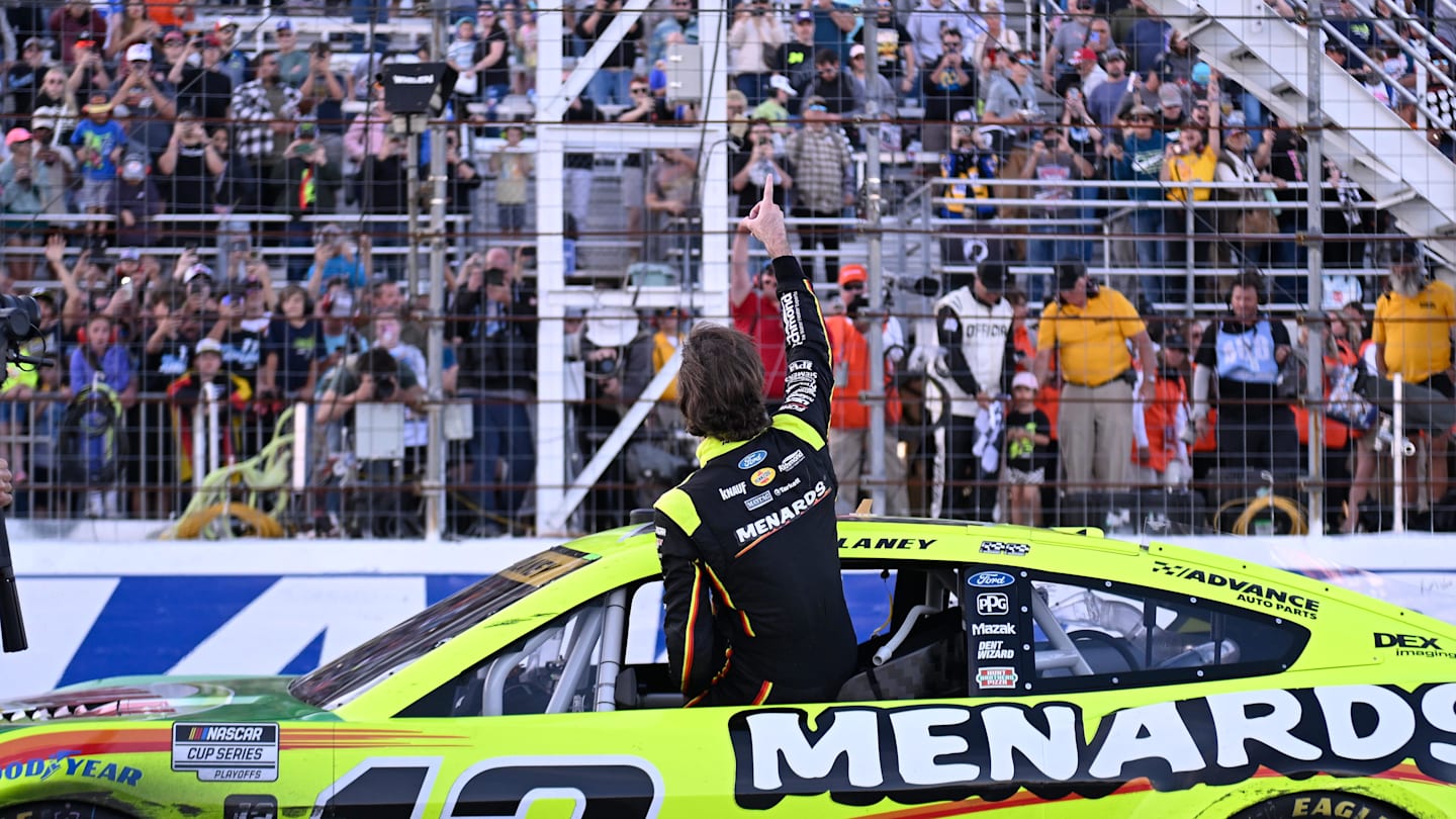 Ryan Blaney Wins New Hampshire, Advances to NASCAR Round of 8