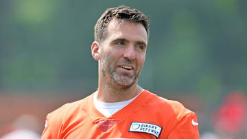 Joe Flacco at the Cleveland Browns Mandatory Minicamp
