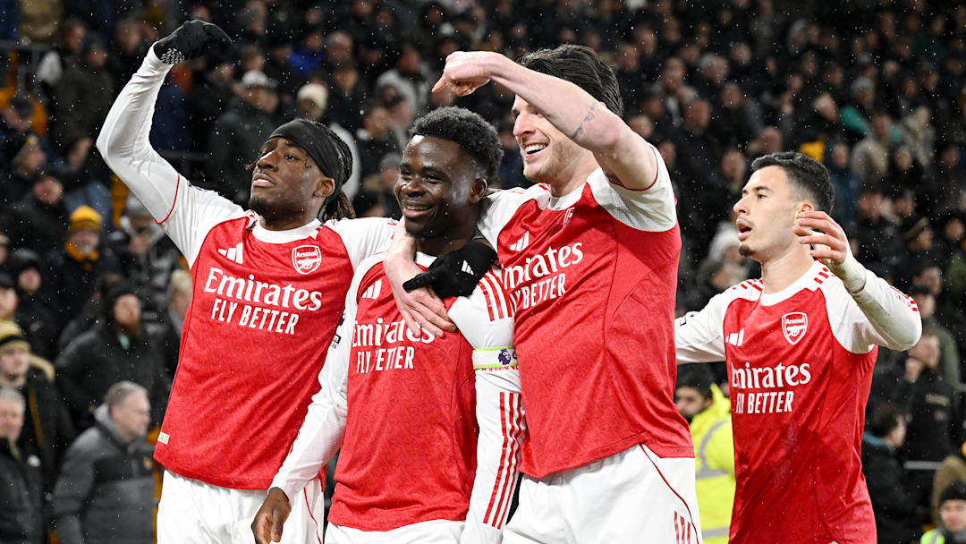 Bukayo Saka, Noni Madueke, Declan Rice