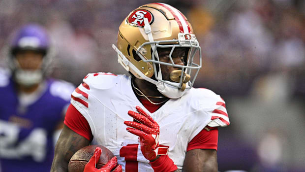 San Francisco 49ers receiver Brandon Aiyuk.