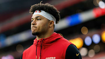 San Francisco 49ers running back Isaac Guerendo