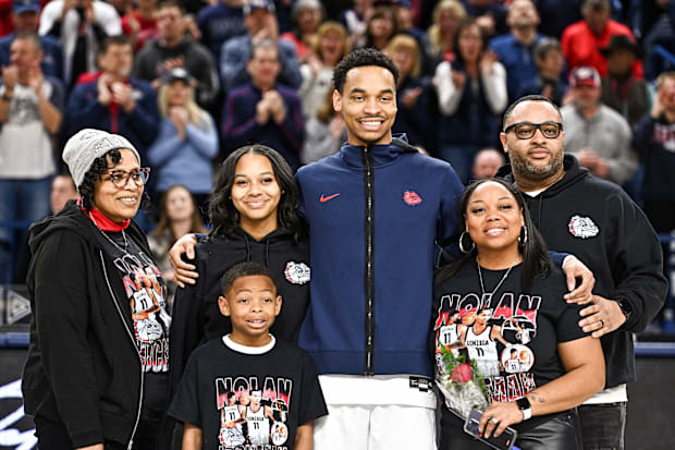 Gonzaga senior guard Nolan Hickman.