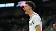 Mar 22, 2024; Spokane, WA, USA; San Diego State Aztecs guard Miles Byrd (21).