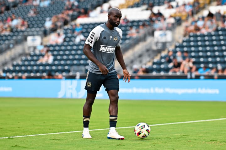 Samuel Adeniran leads the line for the Union