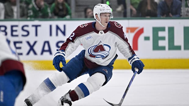 Colorado Avalanche defenseman Josh Manson