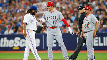 Los Angeles Angels v Toronto Blue Jays