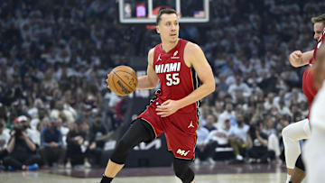  Miami Heat forward Duncan Robinson (55) Mandatory Credit: David Richard-Imagn Images