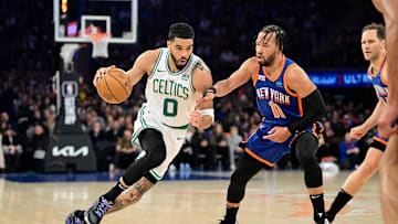 Boston Celtics, New York Knicks, Jalen Brunson, Karl-Anthony Towns, Derrick White, Jrue Holiday