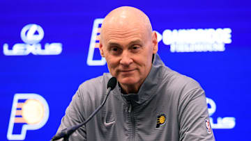 Indiana Pacers head coach Rick Carlisle during Media Day.