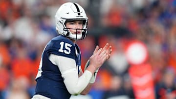 Dec 31, 2024; Glendale, AZ, USA; Penn State Nittany Lions quarterback Drew Allar (15)