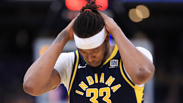 Former Indiana Pacers center Myles Turner (33).