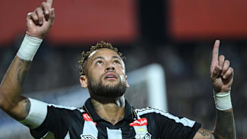 Neymar marcou dois gols nos últimos cinco jogos Neymar marcou dois gols nos últimos cinco jogos