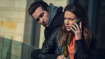 Fool Me Once. Michelle Keegan as Maya Stern in Fool Me Once. Cr. Vishal Sharma/Netflix © 2023