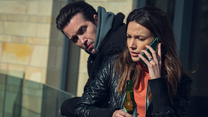 Fool Me Once. Michelle Keegan as Maya Stern in Fool Me Once. Cr. Vishal Sharma/Netflix © 2023