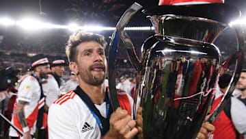 Leonardo Ponzio, entre la emoción y el récord en River Plate.