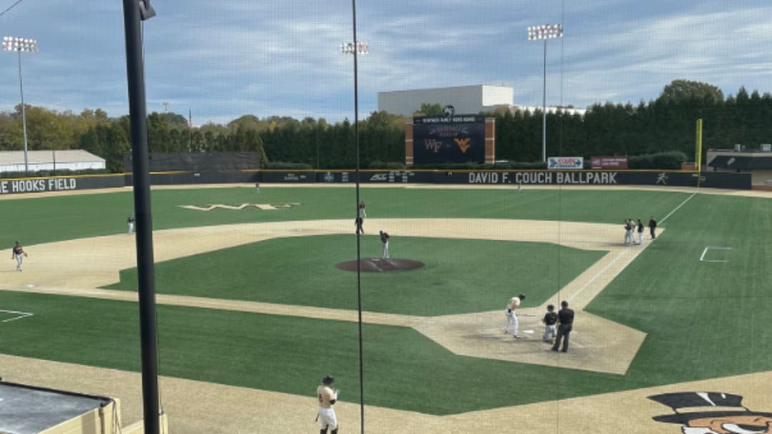 Wake Forest plays West Virginia in a fall scrimmage on Oct 26, 2025. Wake Forest plays West Virginia in a fall scrimmage on Oct 26, 2025.