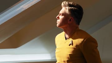 Pictured: Anson Mount as Pike of the Paramount+ original series STAR TREK: STRANGE NEW WORLDS. Photo Cr: Marni Grossman/Paramount+ ©2022 ViacomCBS. All Rights Reserved.