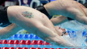 Ryan Murphy competes in the 100-meter backstroke