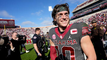 John Mateer and Oklahoma are favored against LSU on Saturday.