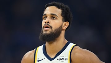 Indiana Pacers forward Jeremiah Robinson-Earl (25) during a game against the Golden State Warriors.