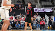 San Diego State Aztecs guard Miles Byrd (21). 