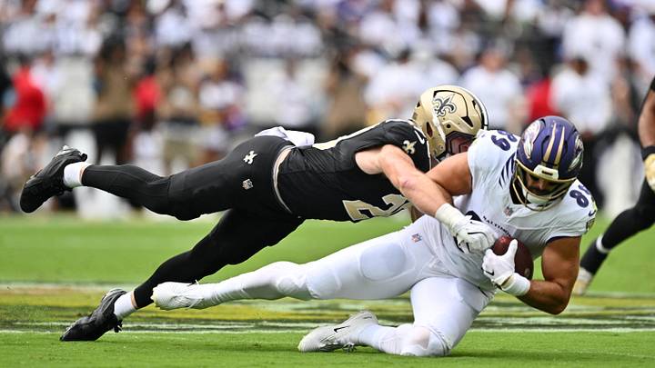 New Orleans Saints linebacker Pete Werner