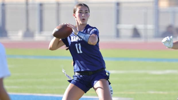 Vista del Lago vs. Cordova in California JV  high school flag football contest (08/20/2025)