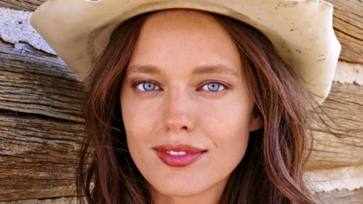 Emily DiDonato was photographed by Ruven Afanador in Saratoga, Wyo. 