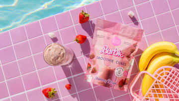 JUST LAUNCHED: Barbie x Bumpin Blends Strawberry Dream Smoothie Cubes and more! Image Credit to Bumpin Blends. 