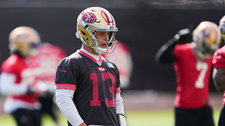 San Francisco 49ers quarterback Brock Purdy (13)