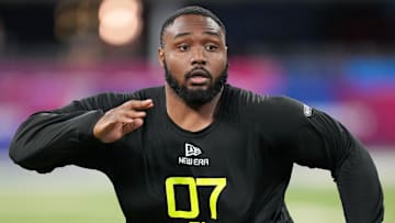 Chargers' DT Jamaree Caldwell during the NFL Combine