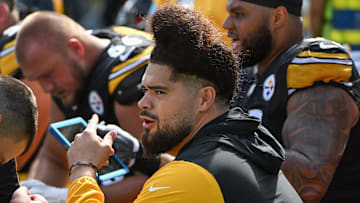 Pittsburgh Steelers offensive tackle Troy Fautanu