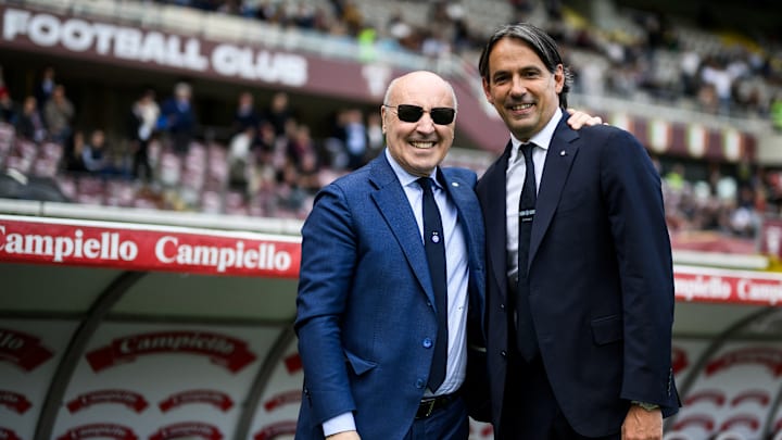 Giuseppe Marotta e Simone Inzaghi Giuseppe Marotta e Simone Inzaghi