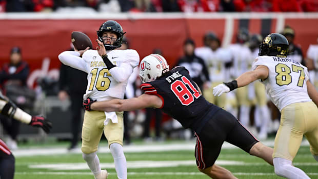 Pat Shurmur Fall Camp Update Colorado Buffaloes Starting Quarterback Battle Kaidon Salter Julian JuJu Lewis Ryan Staub