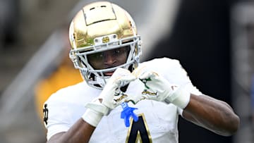 The Houston Texans could potentially target Notre Dame running back Jeremiyah Love in the 2026 NFL Draft