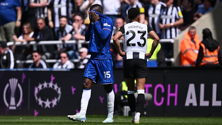 Nicolas Jackson was handed his marching orders on Sunday Nicolas Jackson was handed his marching orders on Sunday