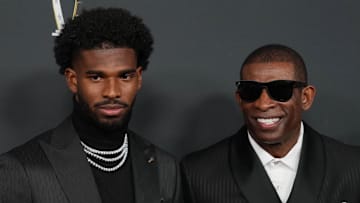 Deion Sanders shedeur sanders nfl rookie quarterback cleveland browns dillon gabriel super bowl colorado buffaloes son coach prime