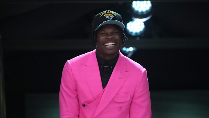 Colorado Buffaloes wide receiver Travis Hunter is selected by the Jacksonville Jaguars in the first round of the 2025 NFL Draft. Colorado Buffaloes wide receiver Travis Hunter is selected by the Jacksonville Jaguars in the first round of the 2025 NFL Draft.