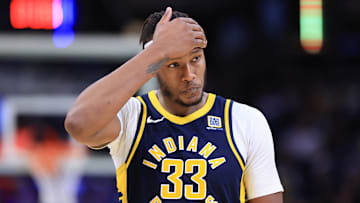 Former Indiana Pacers center Myles Turner (33).