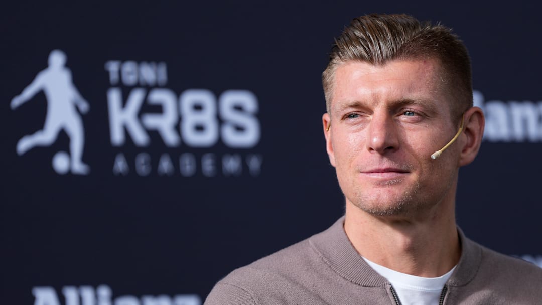 Toni Kroos Academy And Allianz Sponsorship Presentation In Madrid