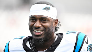 Carolina Panthers wide receiver Xavier Legette
