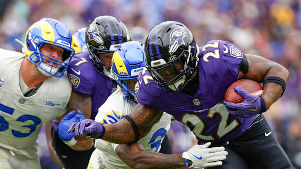 Baltimore Ravens Running Back Derrick Henry 