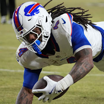 Buffalo Bills running back James Cook.