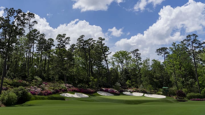 The 13th green at Augusta National. The 13th green at Augusta National.