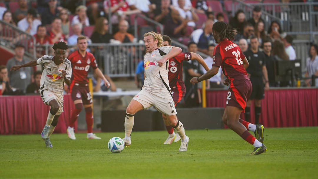 Zane Monlouis and Toronto FC Face Emil Forsberg and New York Red Bulls in Saturday afternoon.