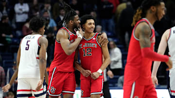 St. John's v Connecticut; St. John's basketball forward RJ Luis 